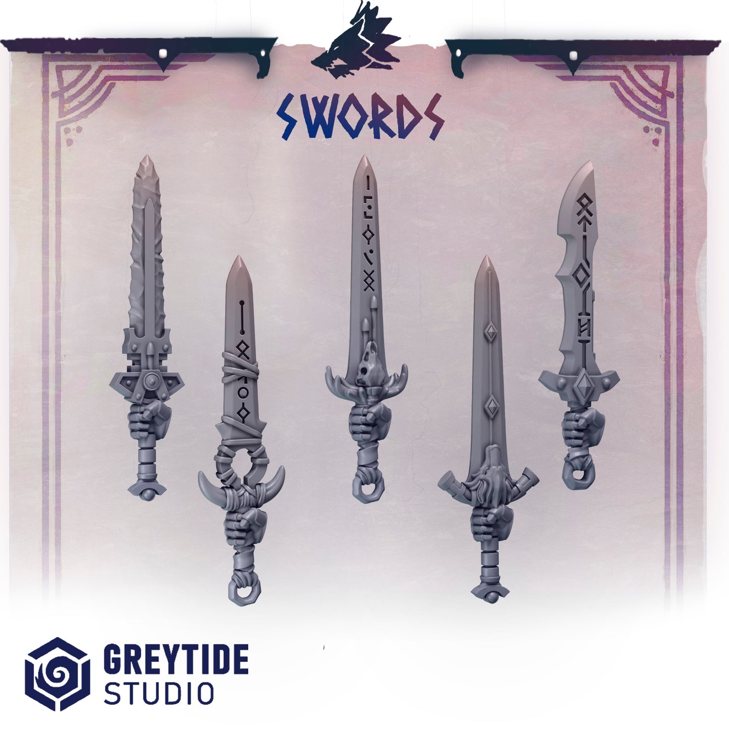 Greytide Studios - Primal Hounds - Swords
