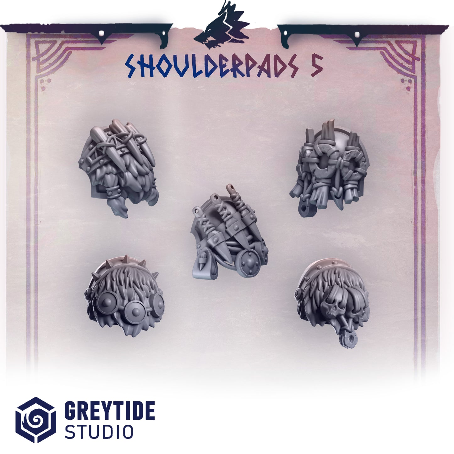 Greytide Studios - Primal Hounds - Shoulderpads 5