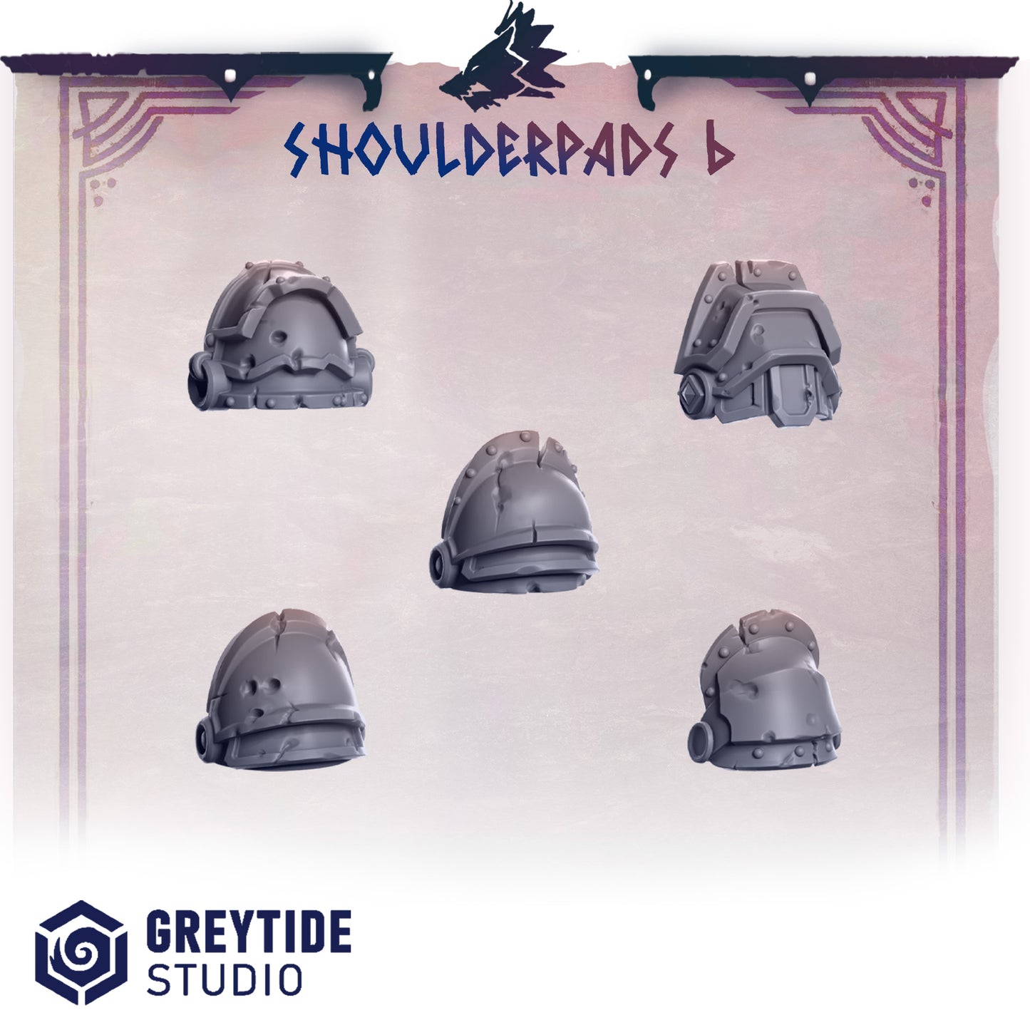 Greytide Studios - Primal Hounds - Shoulderpads 6