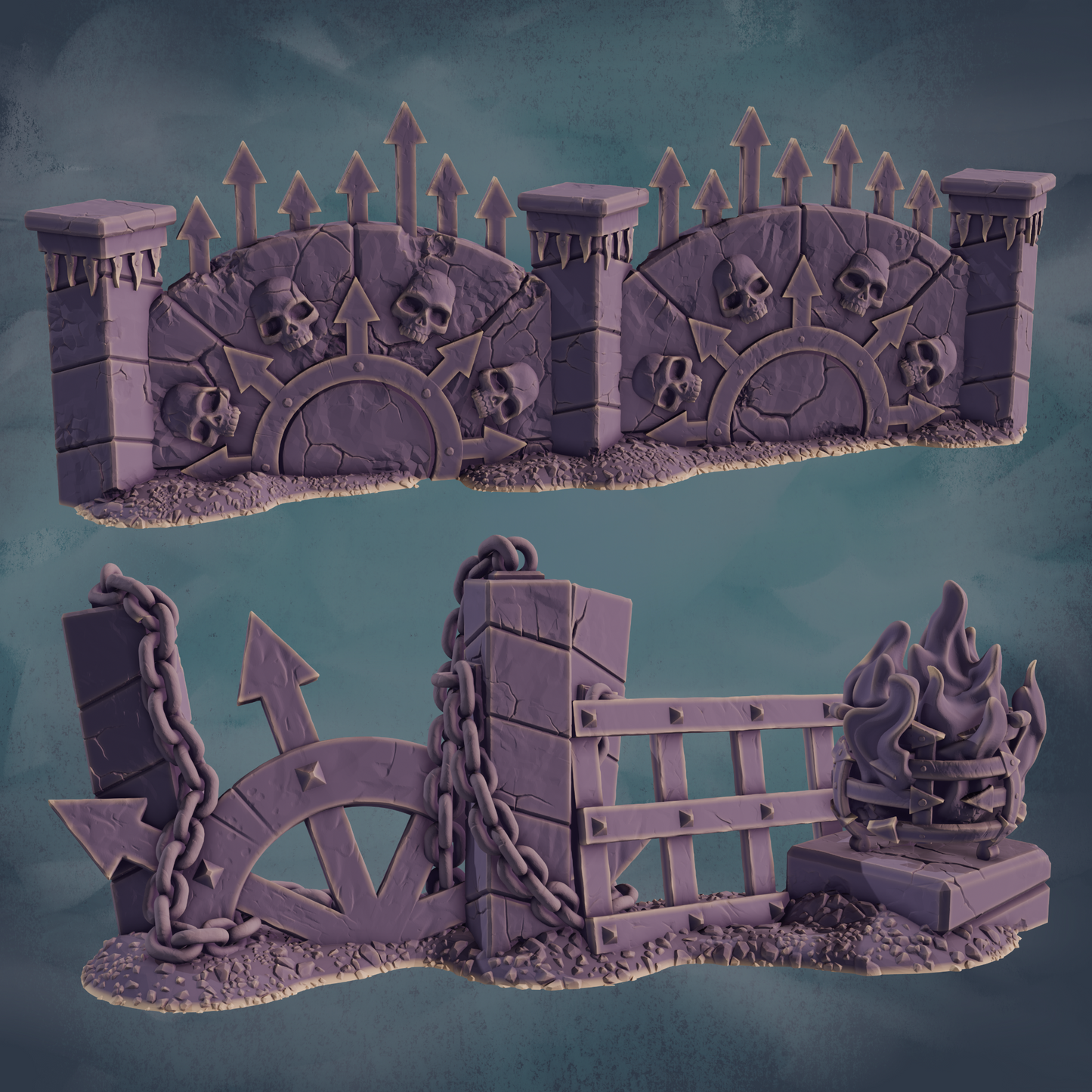 Chaotic Cemetery Terrain Pack - Realms of Battle - August 2025