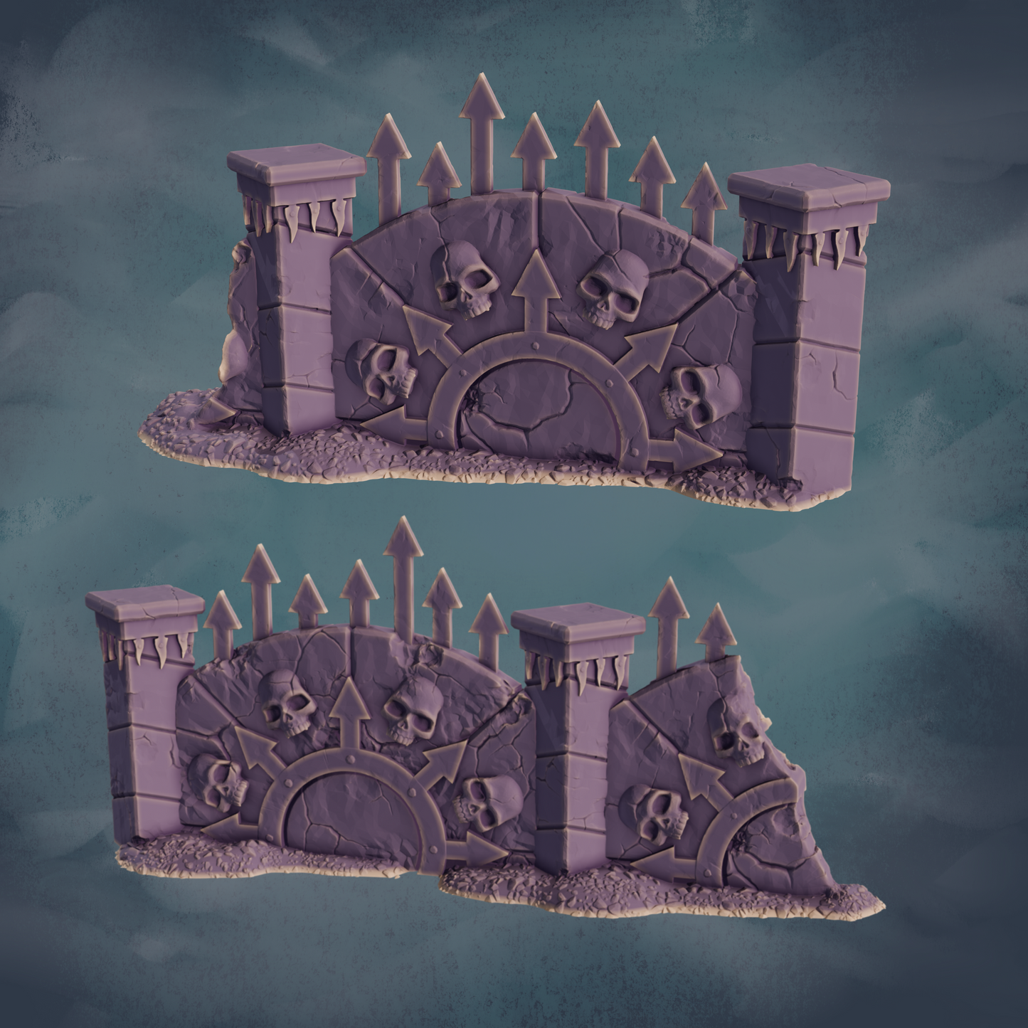 Chaotic Cemetery Terrain Pack - Realms of Battle - August 2025