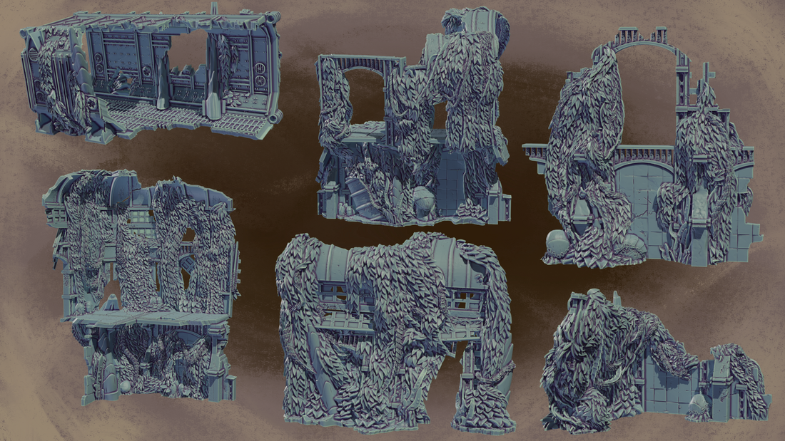 May 2025 Preview - Alien Infested City Terrain Pack