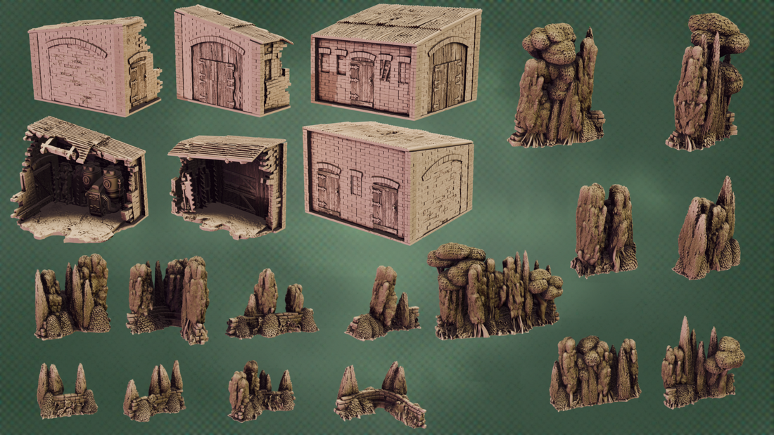 July 2026 Preview - Battlefield Bocage Terrain Pack