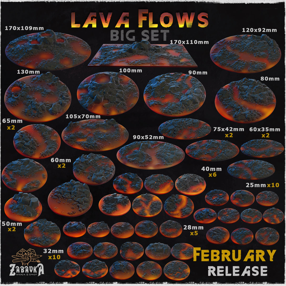 Lava Flows - Bases