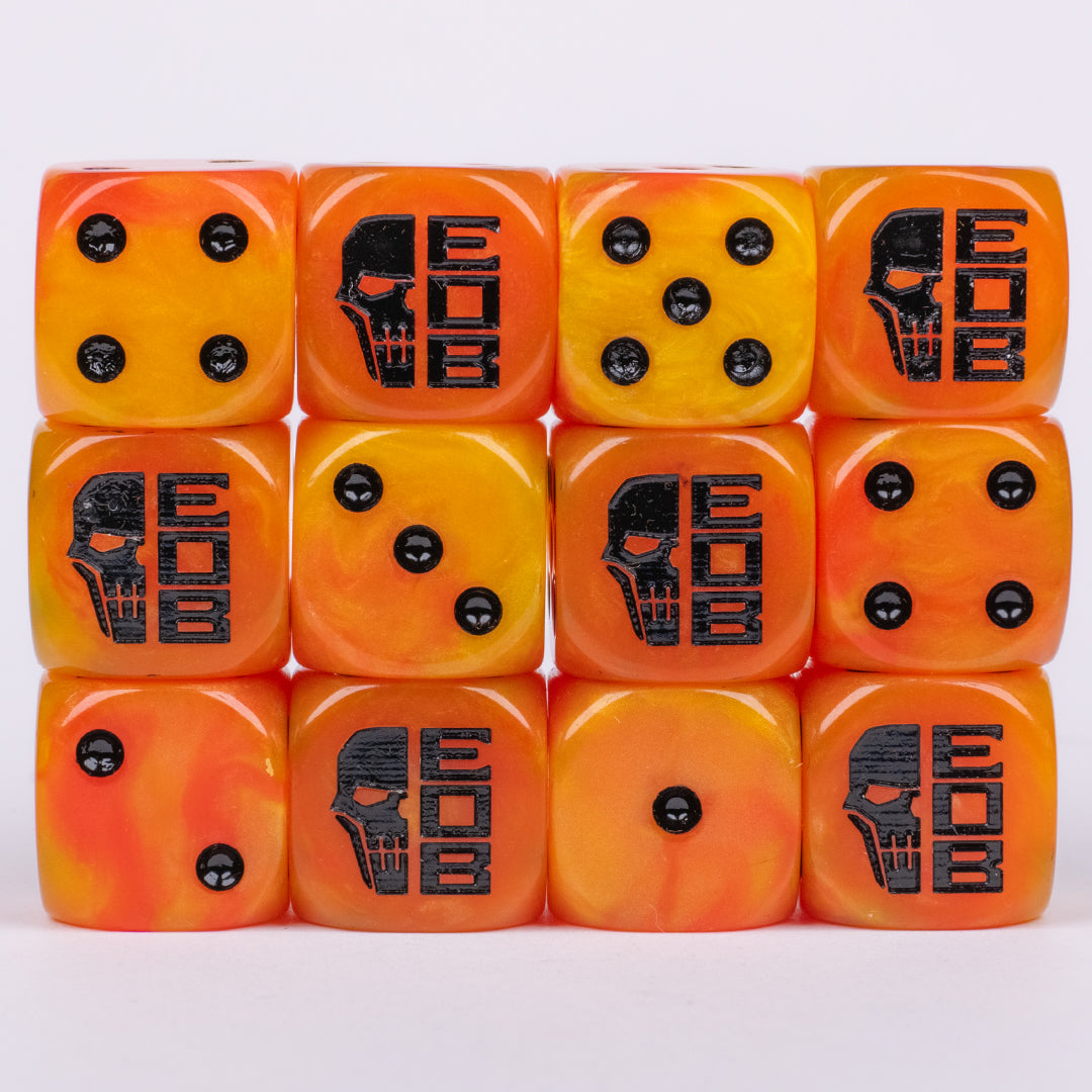 EonsOfBattle Dice - Jay Orange