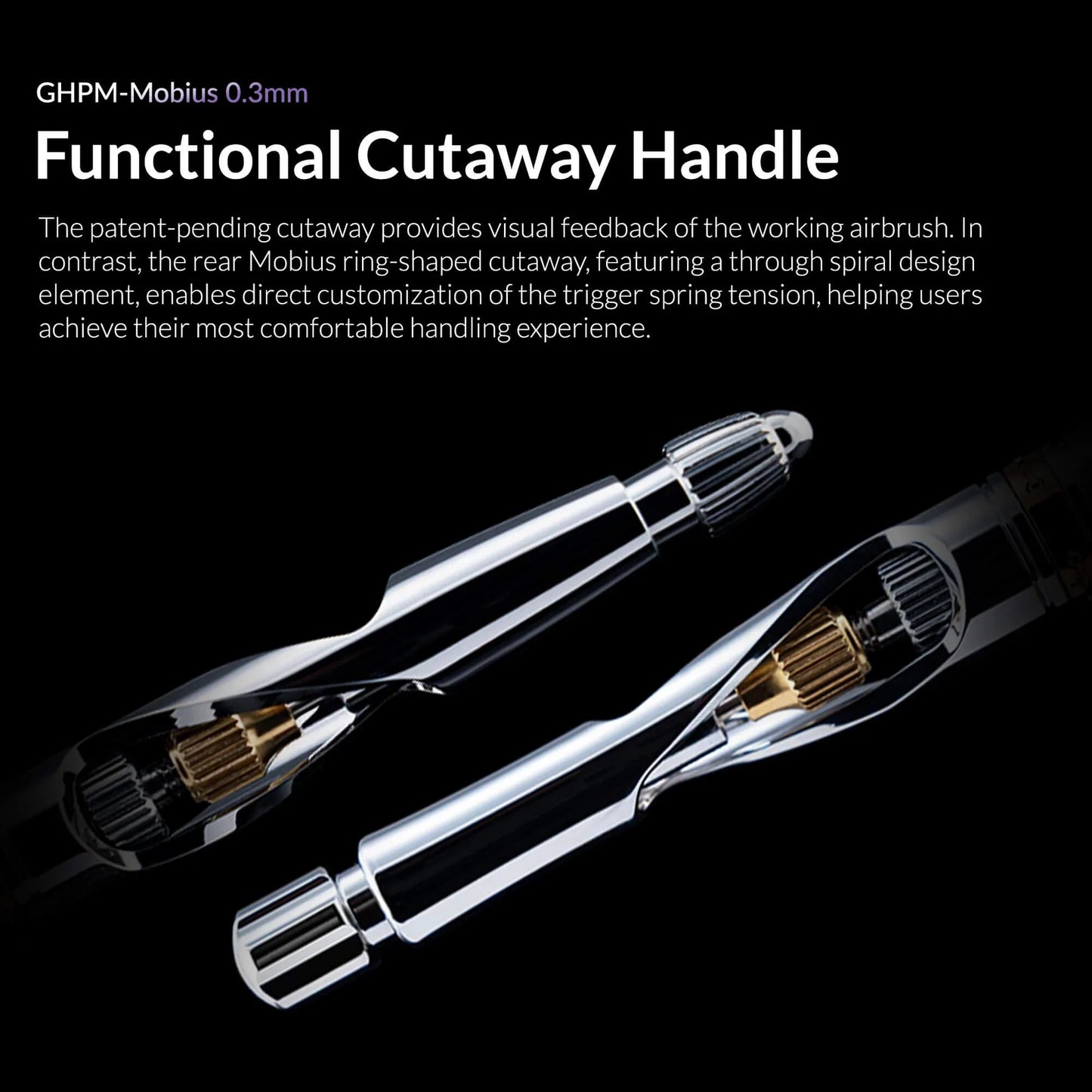 Jay's Favorite Airbrush - Gaahleri Premium Series - Mobius .3mm Airbrush
