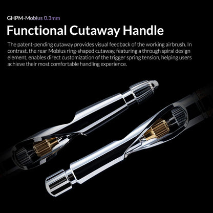 Jay's Favorite Airbrush - Gaahleri Premium Series - Mobius .3mm Airbrush