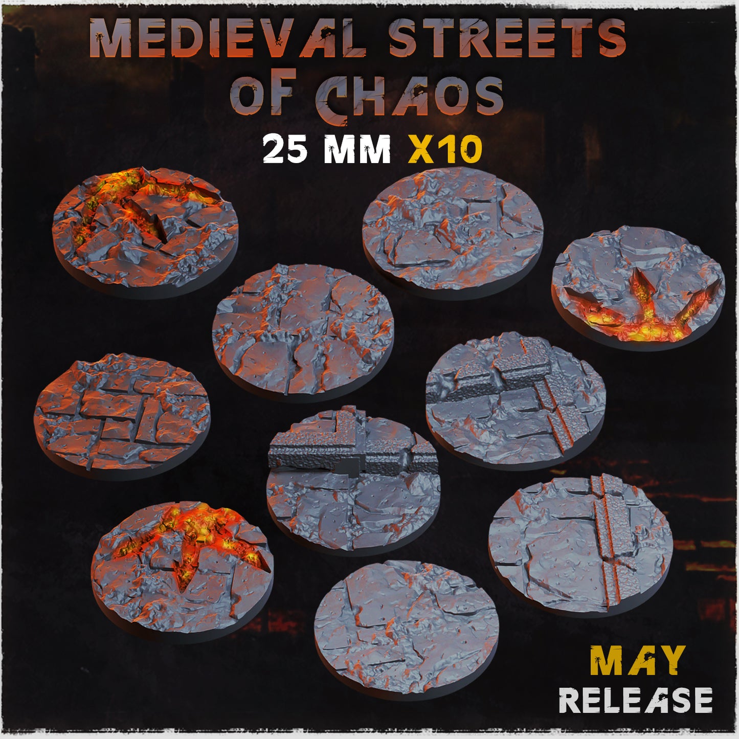 Medieval Streets of Chaos - Toppers