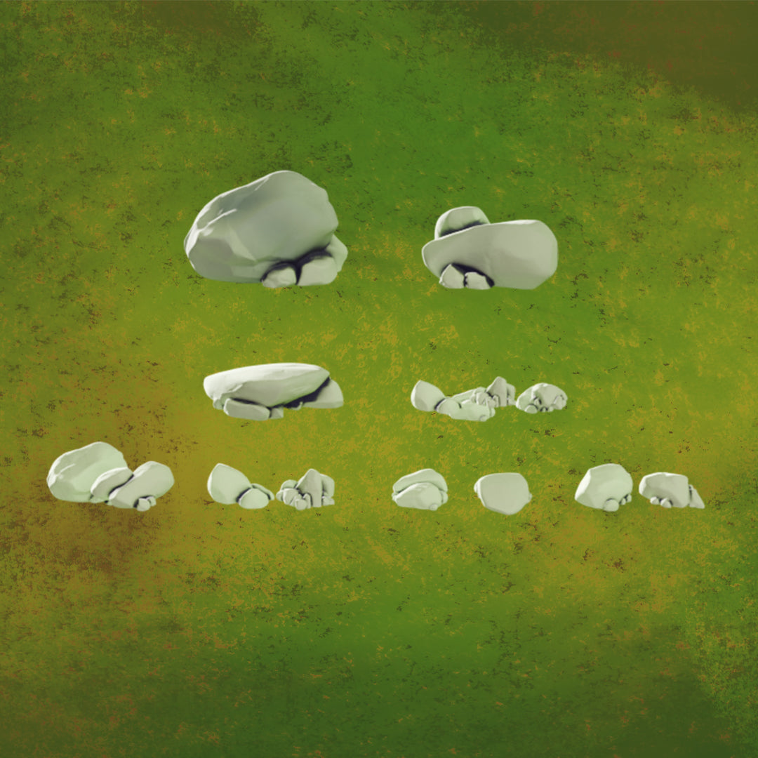 Deadly Swamp Basing Bits - Stones