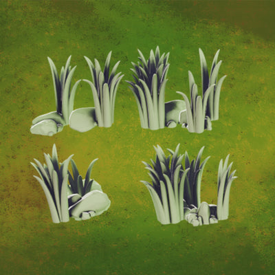 Deadly Swamp Basing Bits - Grass & Stones