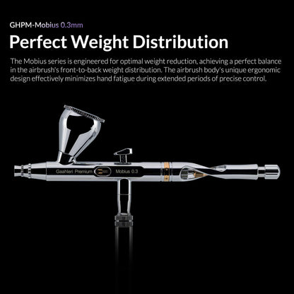 Jay's Favorite Airbrush - Gaahleri Premium Series - Mobius .3mm Airbrush