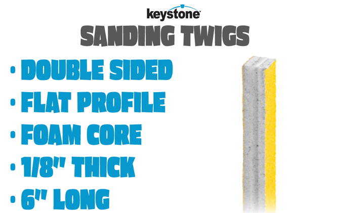 Fine Sanding Twigs - 100 Pack