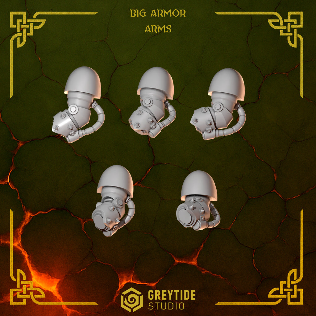 Greytide Studios - Anvil Wardens - Big Armor Arms