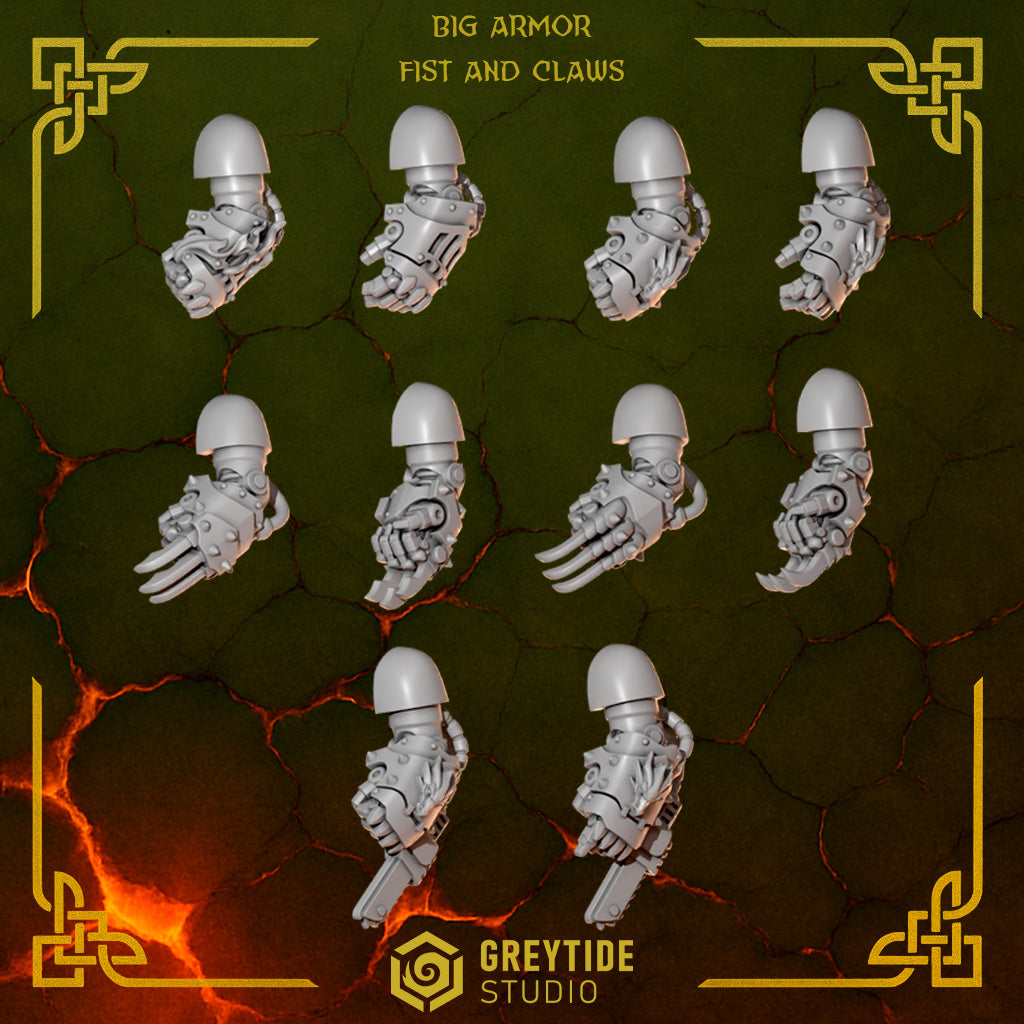 Greytide Studios - Anvil Wardens - Big Armor Fist and Claws