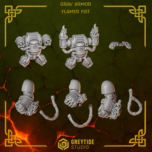Greytide Studios - Anvil Wardens - Flamer Fists