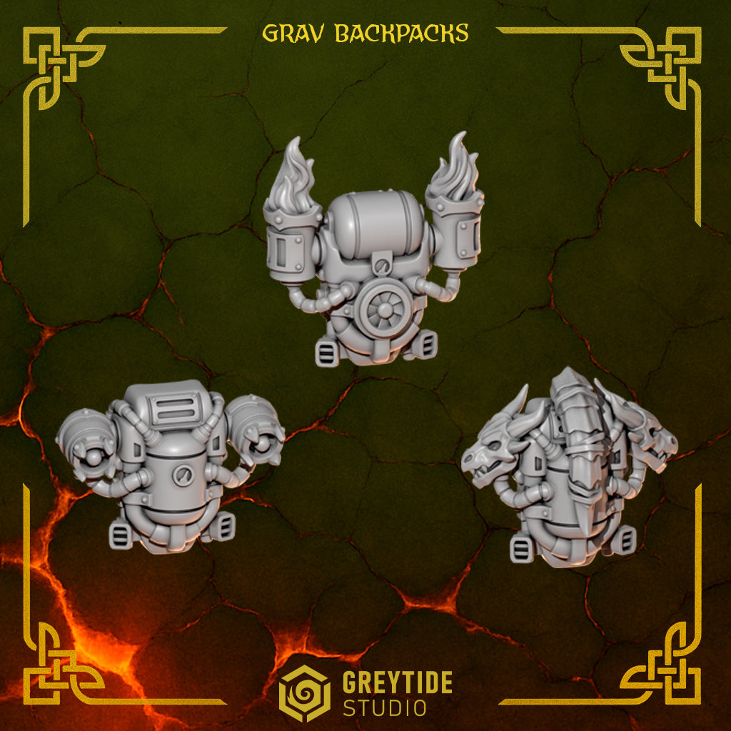 Greytide Studios - Anvil Wardens - Big Armor Backpacks