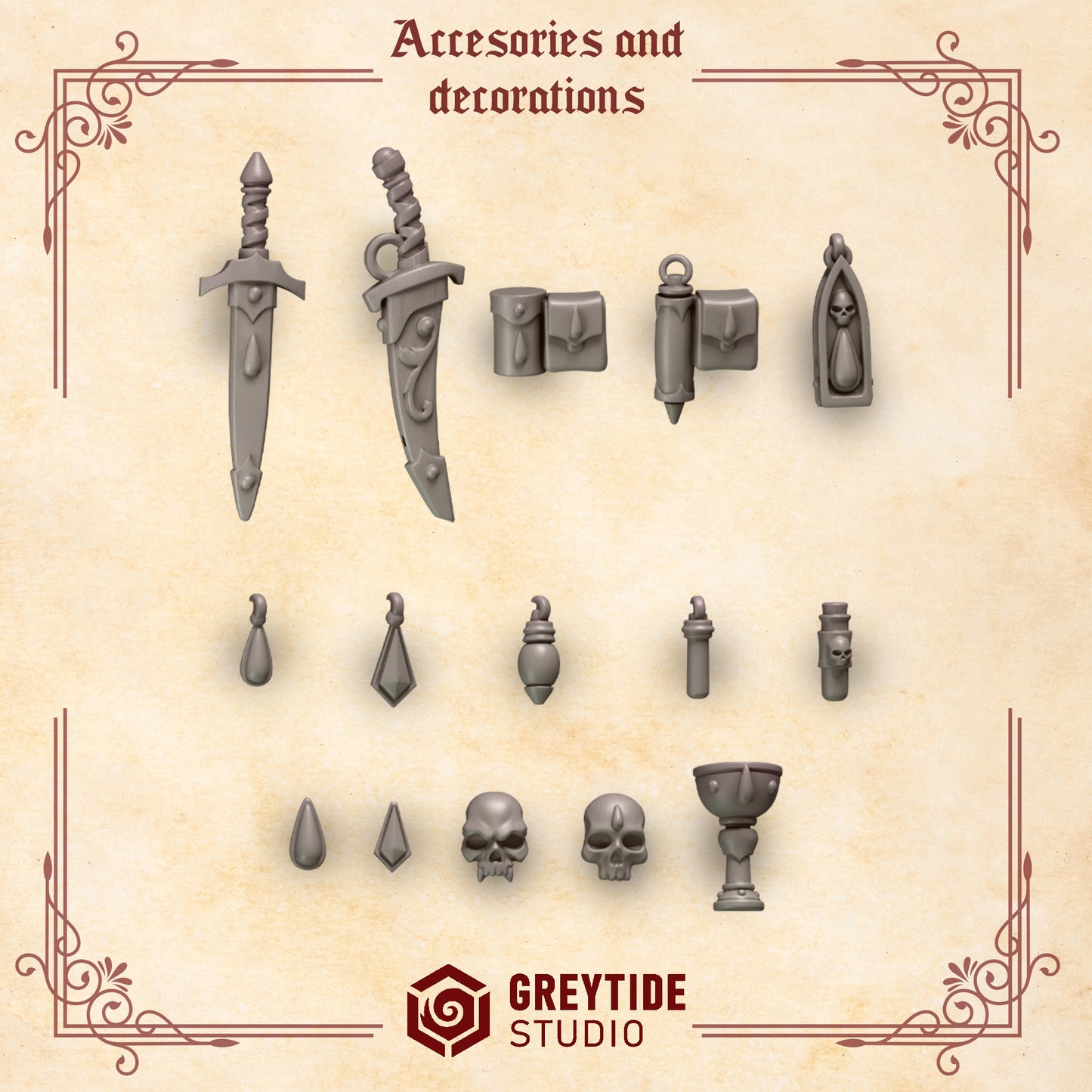Greytide Studios -  Crimson Lords - Accessories and Decorations