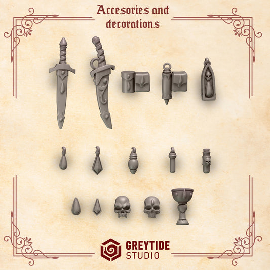 Greytide Studios -  Crimson Lords - Accessories and Decorations