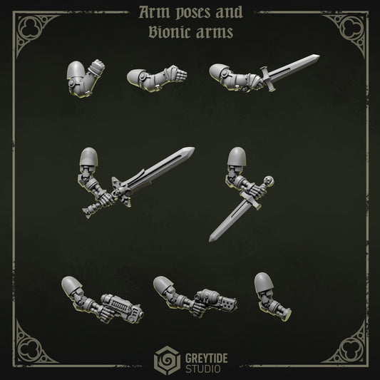 Greytide Studios -  Eternal Pilgrims - Arm Poses & Bionic Arms