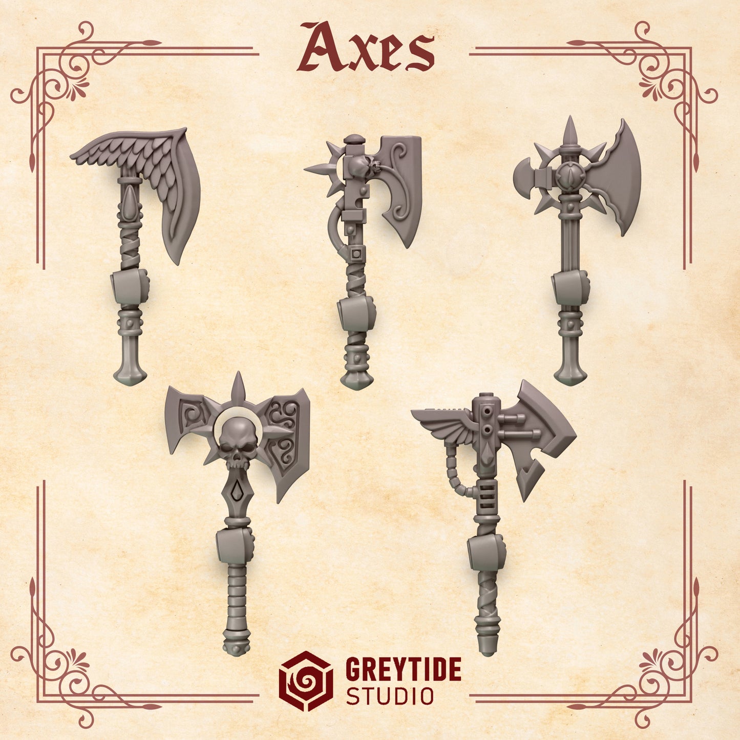 Greytide Studios -  Crimson Lords - Axes