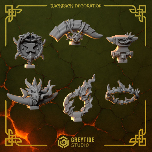 Greytide Studios - Anvil Wardens - Backpack Decorations