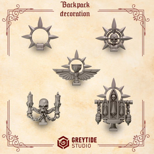 Greytide Studios -  Crimson Lords - Backpack Decorations