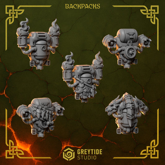 Greytide Studios - Anvil Wardens - Backpacks