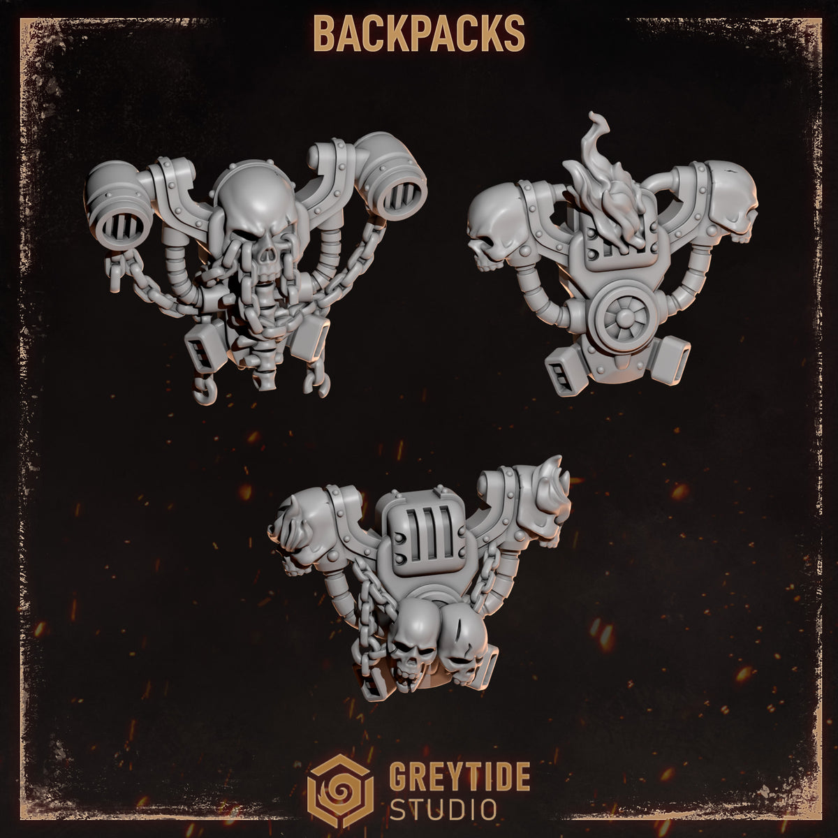 Greytide Studios - Cursed Company - Backpacks