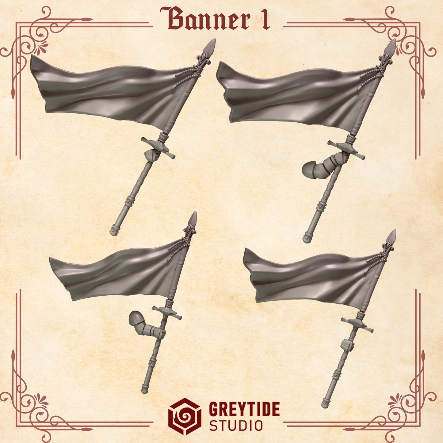 Greytide Studios -  Crimson Lords - Banners 1