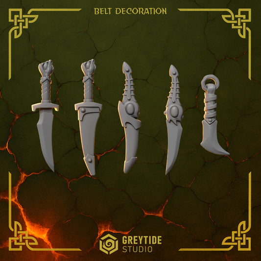 Greytide Studios - Anvil Wardens - Belt Decorations