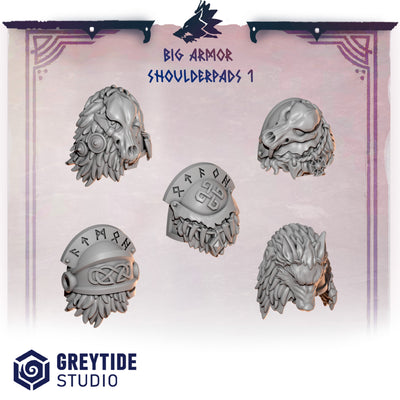 Greytide Studios -  Primal Hounds - Big Shoulderpads 1