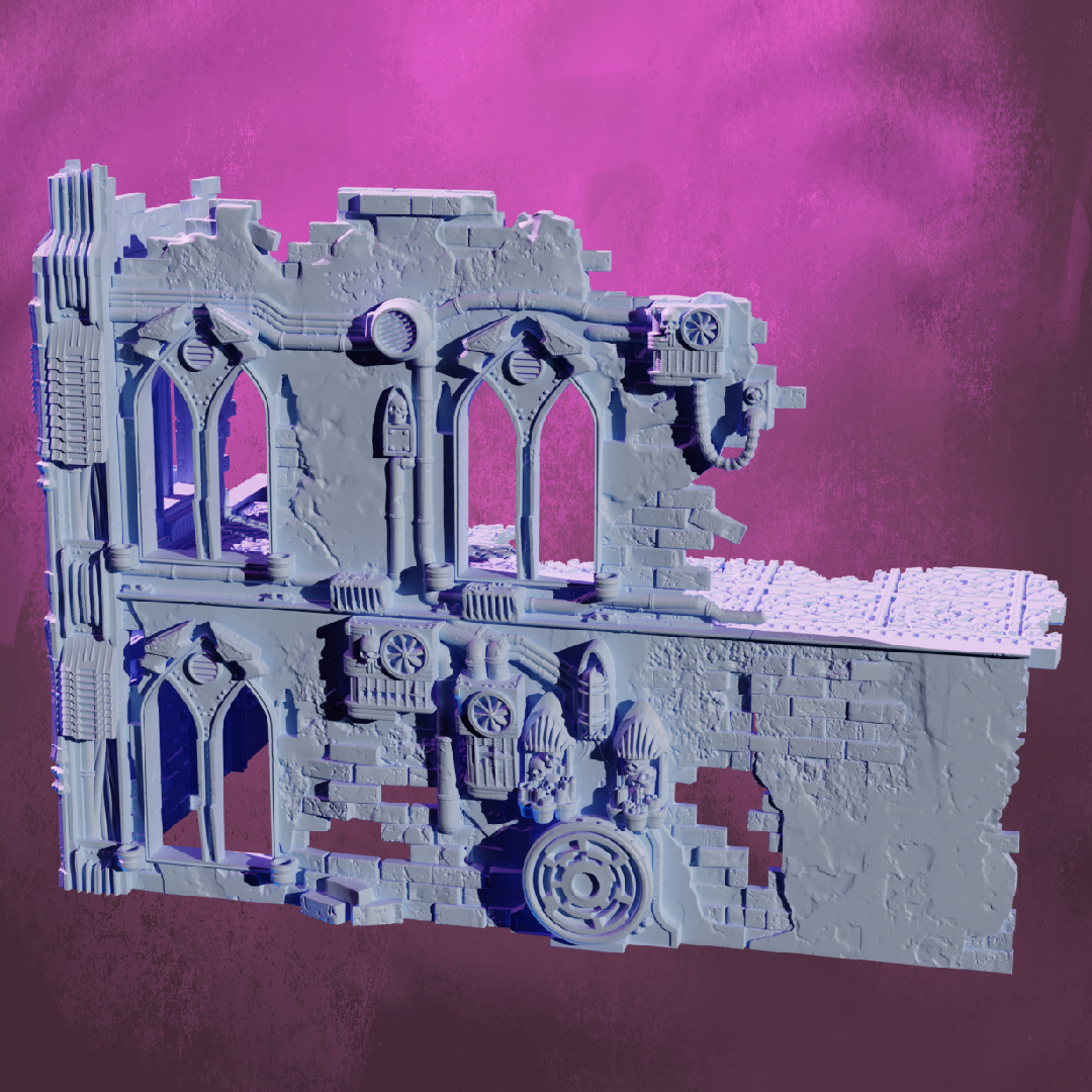 Gothic Modular Building with Cherubs - March 2024