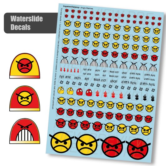Angry Marines - Decals