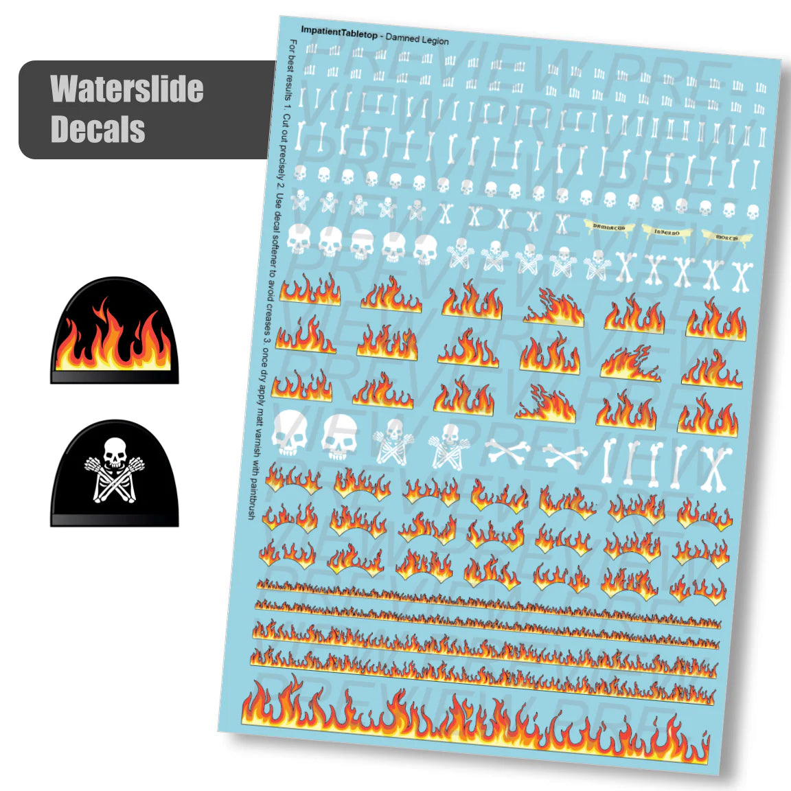 Damned Legion - Decals