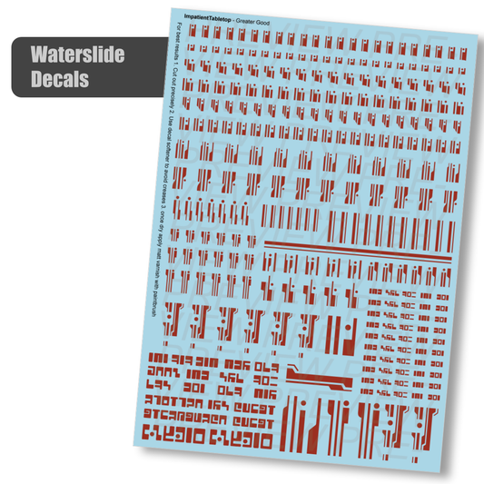 Greater Good Aliens - Decals