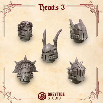 Greytide Studios -  Crimson Lords - Heads 3