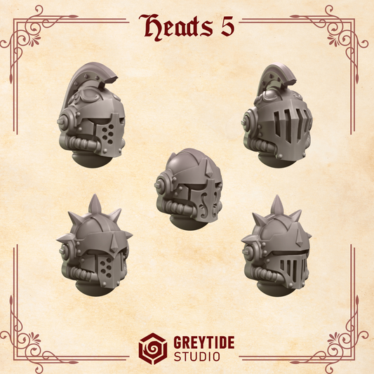 Greytide Studios -  Crimson Lords - Heads 5