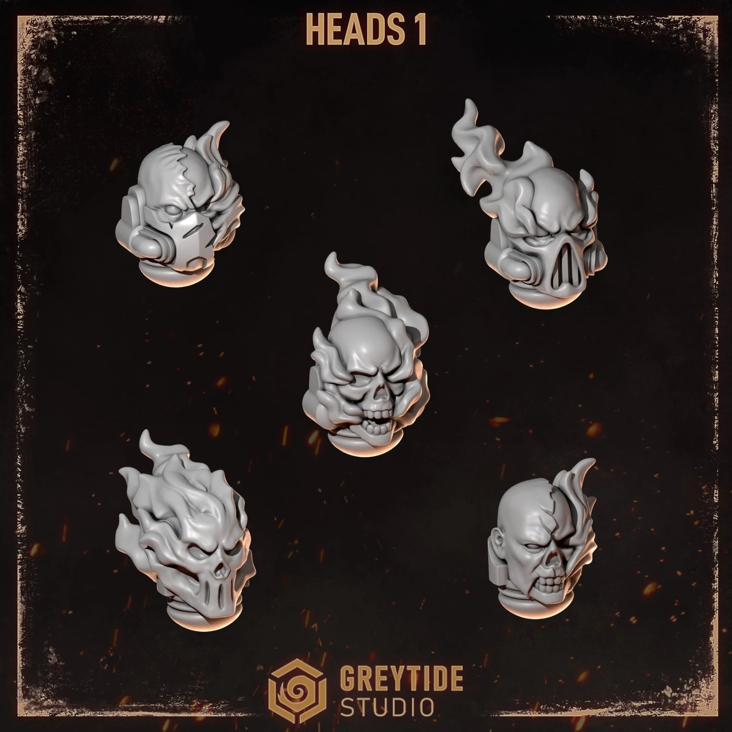 Greytide Studios - Cursed Company - Heads 1