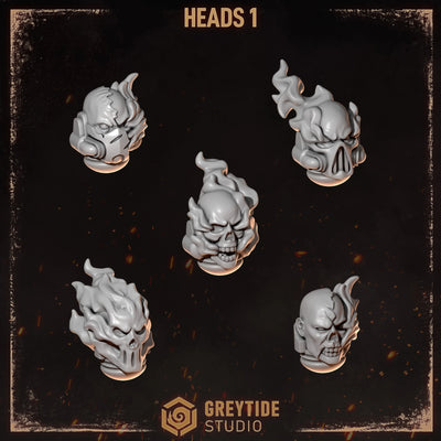 Greytide Studios - Cursed Company - Heads 1