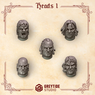 Greytide Studios -  Crimson Lords - Heads 1