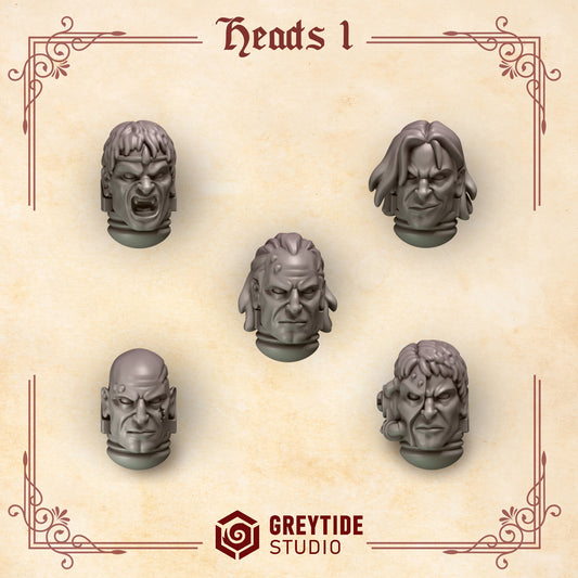 Greytide Studios -  Crimson Lords - Heads 1