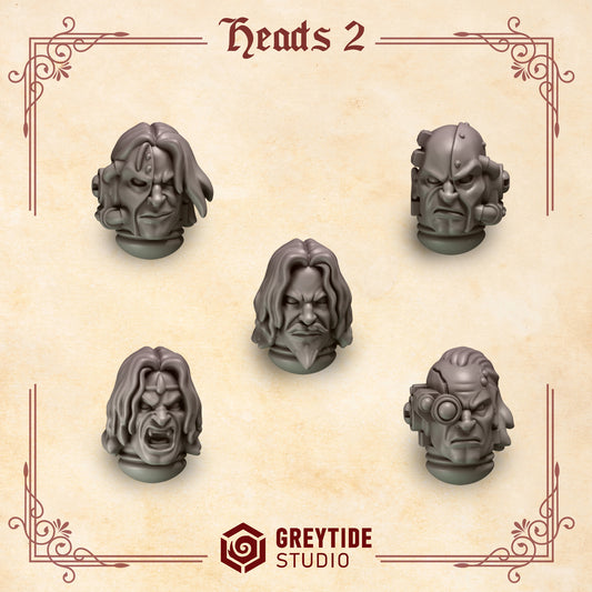 Greytide Studios -  Crimson Lords - Heads 2