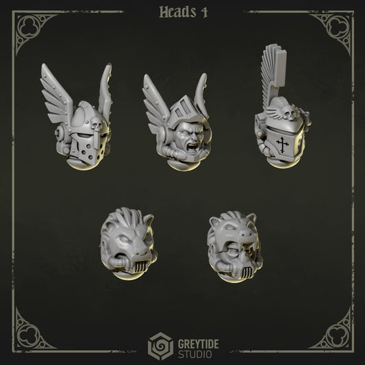 Greytide Studios -  Eternal Pilgrims - Heads 4