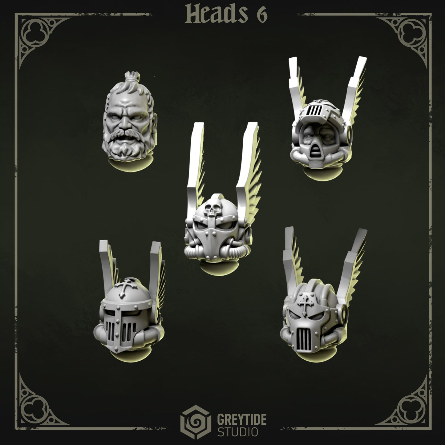 Greytide Studios -  Eternal Pilgrims - Heads 6