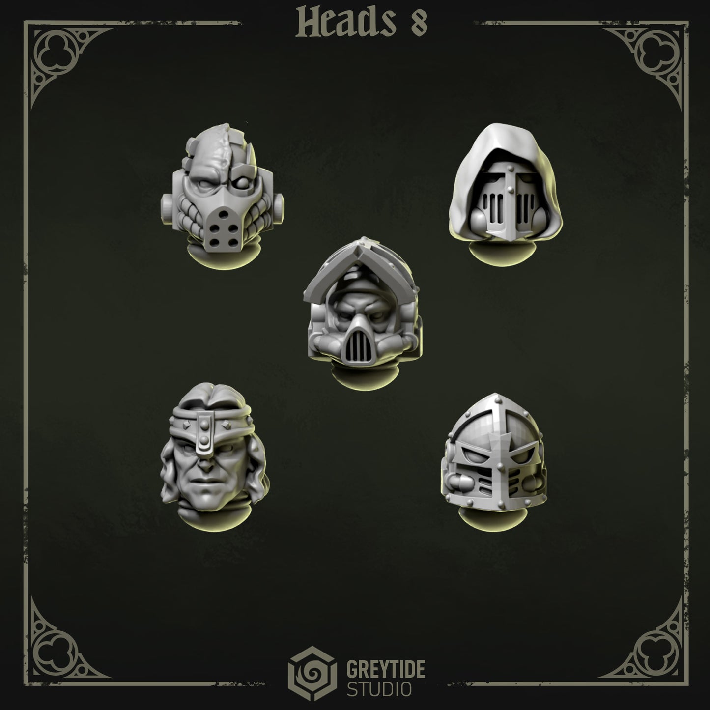 Greytide Studios -  Eternal Pilgrims - Heads 8