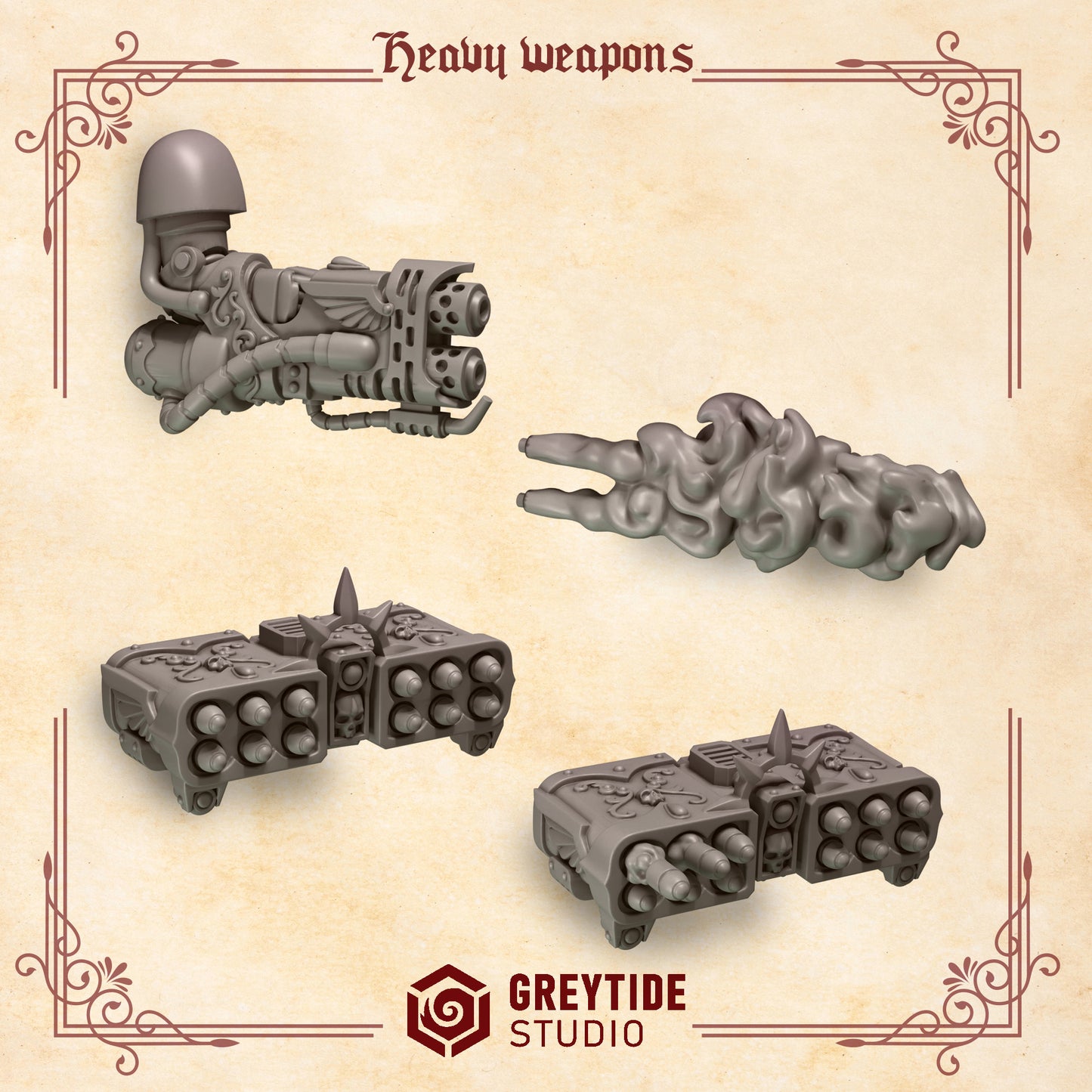 Greytide Studios -  Crimson Lords - Heavy Weapons