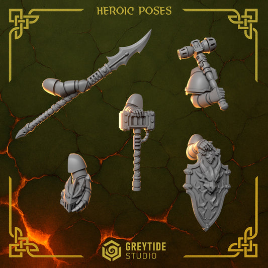 Greytide Studios - Anvil Wardens - Heroic Poses