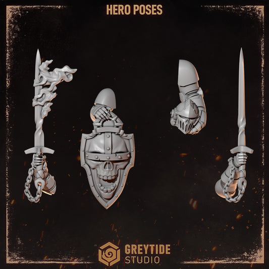 Greytide Studios - Cursed Company - Heroic Poses