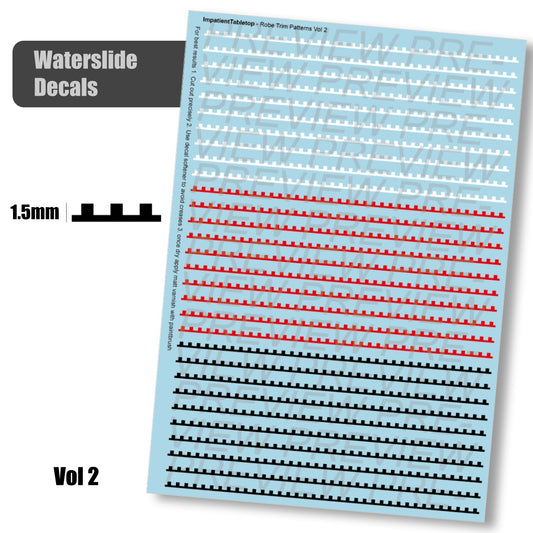 Robe Trim Patterns - Decals