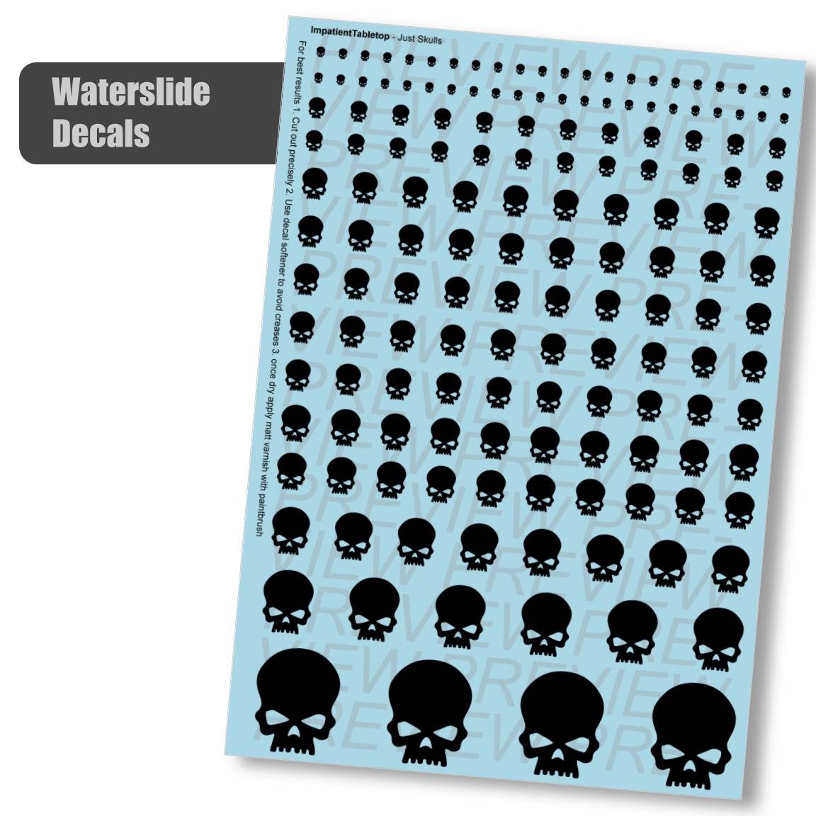 Just Skulls - Decals